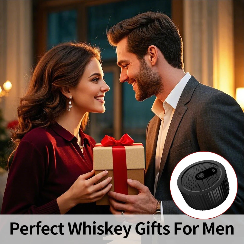 Electric Whiskey Smoker Kit Electric Smoking Kit with 6 Flavors Wood Chips Cocktail Smoker Kit Multi-Function for Boss Boyfriend