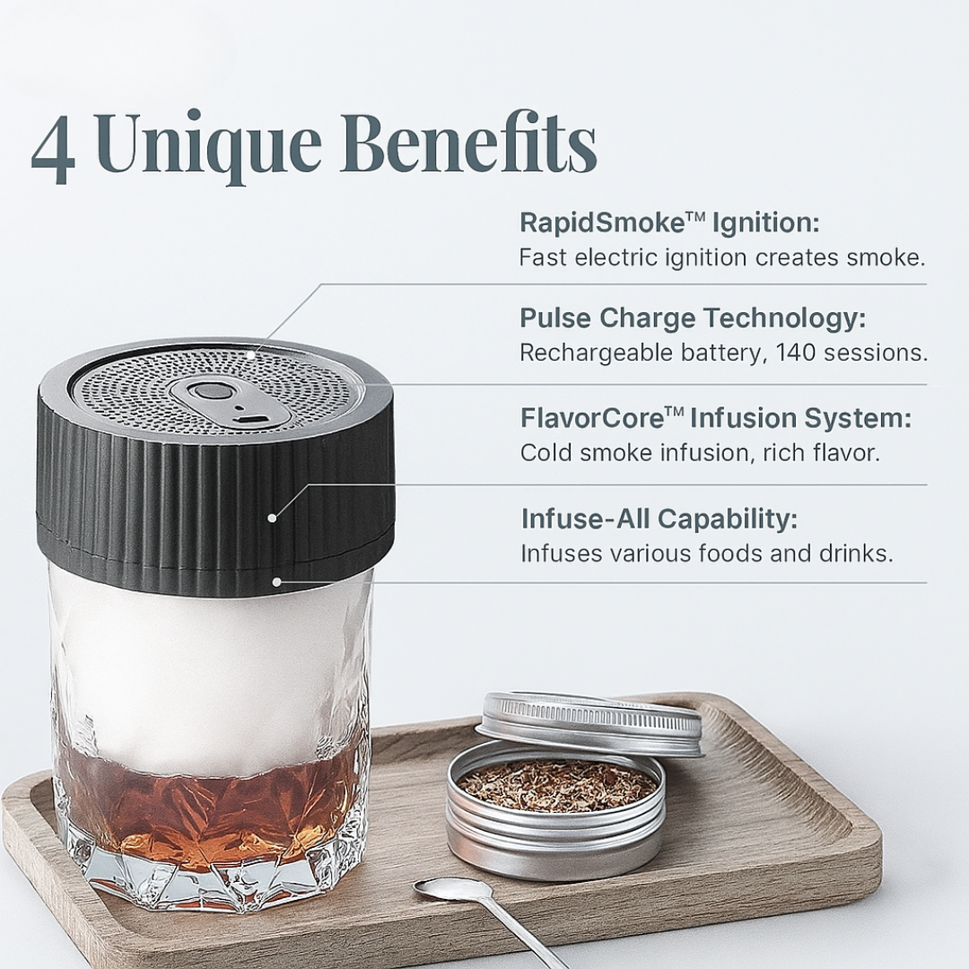 OakBorn Electric Whiskey Smoker Kit